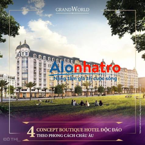 Bán toà khách sạn boutique 3 sao ở trung tâm dự án Vinpearl Grand World Phú Quốc, 0901366888