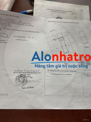 Gấp, chính chủ bán nhà riêng Bùi Quang Là, Phường 12, Gò Vấp, an ninh - vị trí tốt, LH: 0906733229