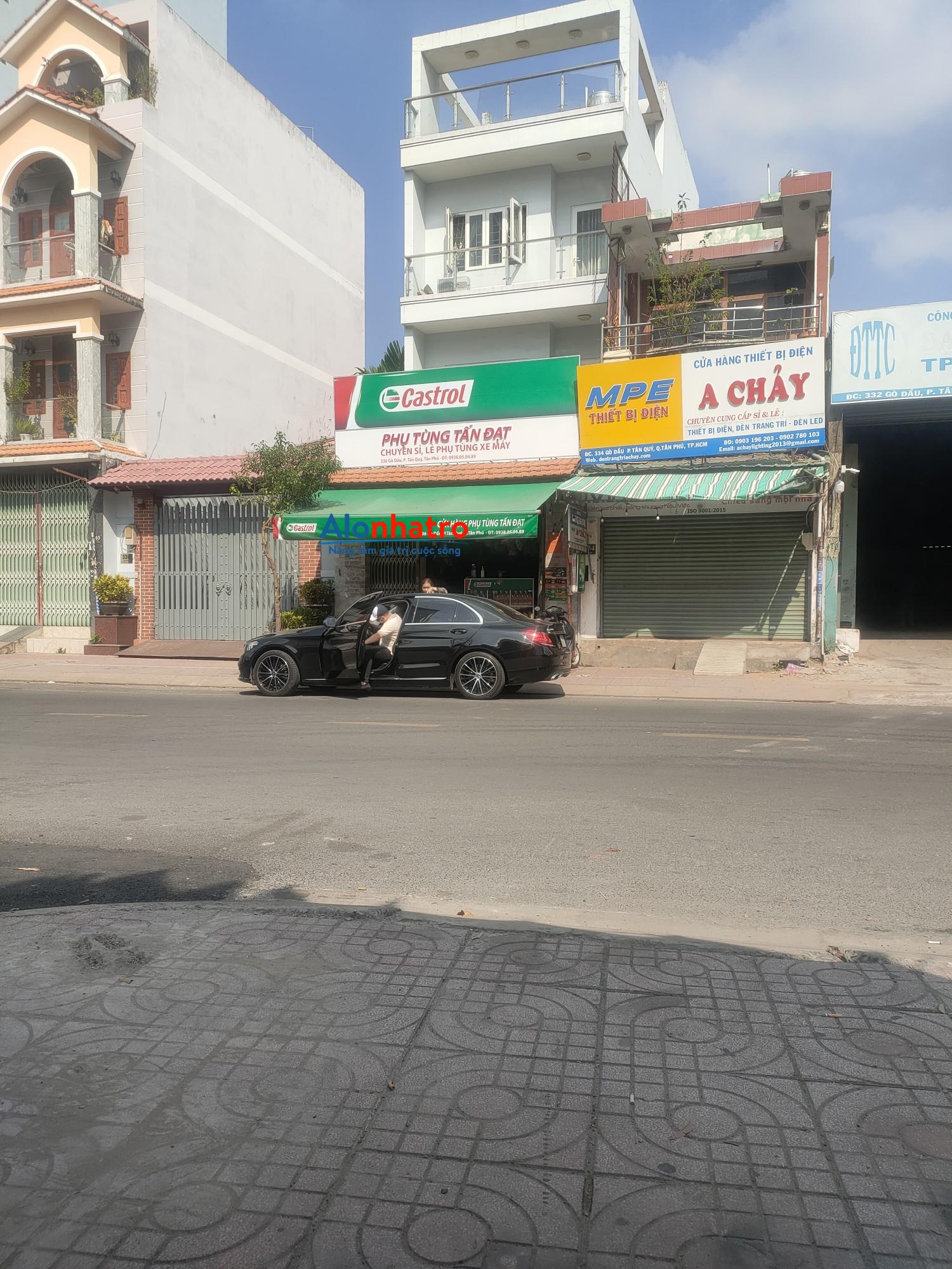 Cho thuê nhà nguyên căn mặt tiền đường Gò Dầu quận Tân Phú