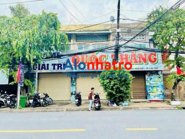 Cho thuê nhà trệt lầu mặt tiền ngang 13m đường trần ngọc quế, ninh kiều, cần thơ, nhà gần đường 3/2