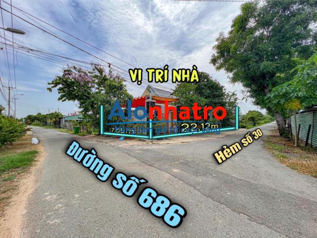 Bán Nhà mái thái đẹp góc 2 mt đường nhựa 686, xã Thái Mỹ.