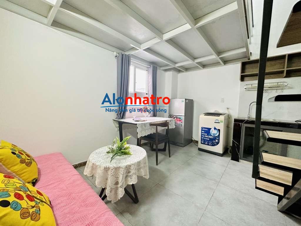 Siêu phẩm căn hộ dịch vụ cho thuê full NT - Gác cao 1m8, đầy đủ tiện nghi. Giá siêu sale cuối năm