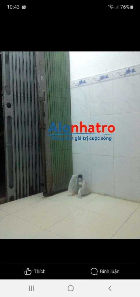 CHO THUÊ NHÀ NHỎ RIÊNG BIỆT BÀ HOM QUẬN 6, HẼM XE HƠI ĐẾN NHÀ, ĐIỆN NƯỚC GIÁ NHÀ NƯỚC, 
