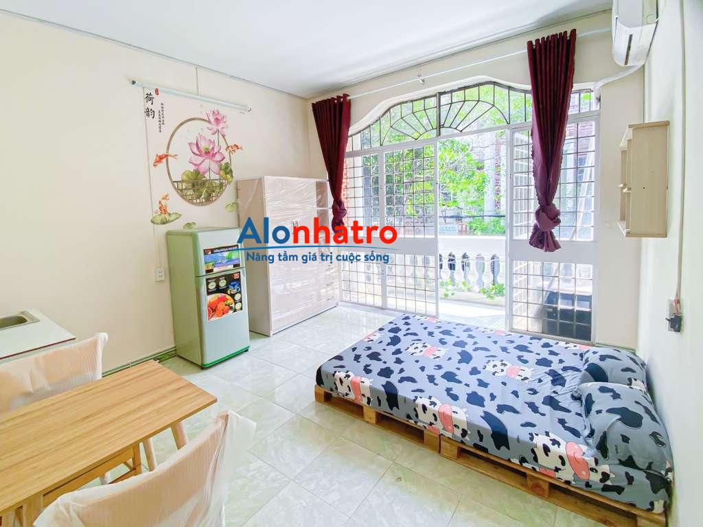 Cho thuê căn hộ 1 pn ngay chân cầu vượt HHT - Cộng Hoà 
