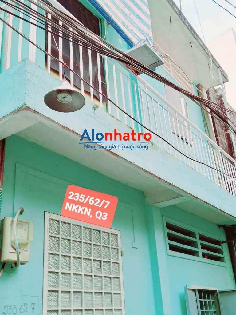 Cho thuê nhà nhỏ NGUYÊN CĂN: 235/62/7 Nam Kỳ Khởi Nghĩa, Q3 (4.5 triệu/tháng)
