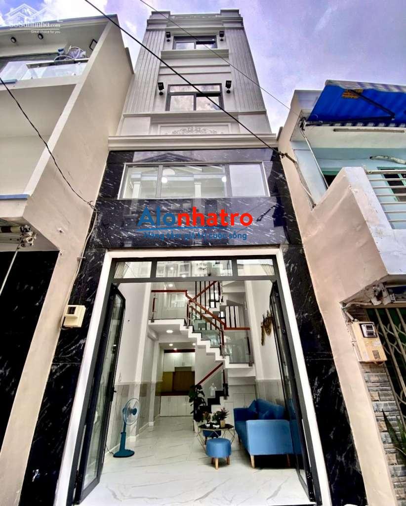 Bán nhà 4 tầng, hẻm xe hơi tại KDC Vĩnh Lộc, giá 3,85tr/m2