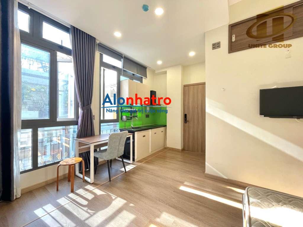 Căn hộ cửa sổ full nội thất xịn sò Hoàng Hoa Thám, Bình Thạnh gần chợ Bà Chiểu