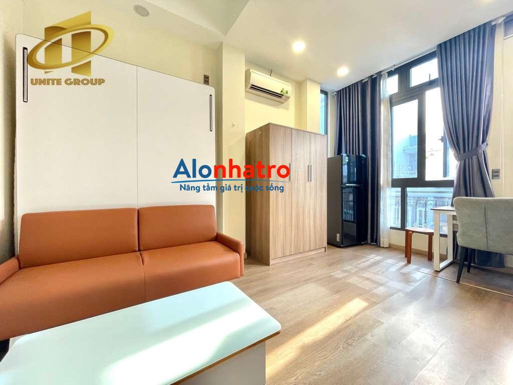 Căn hộ cửa sổ full nội thất xịn sò Hoàng Hoa Thám, Bình Thạnh gần chợ Bà Chiểu