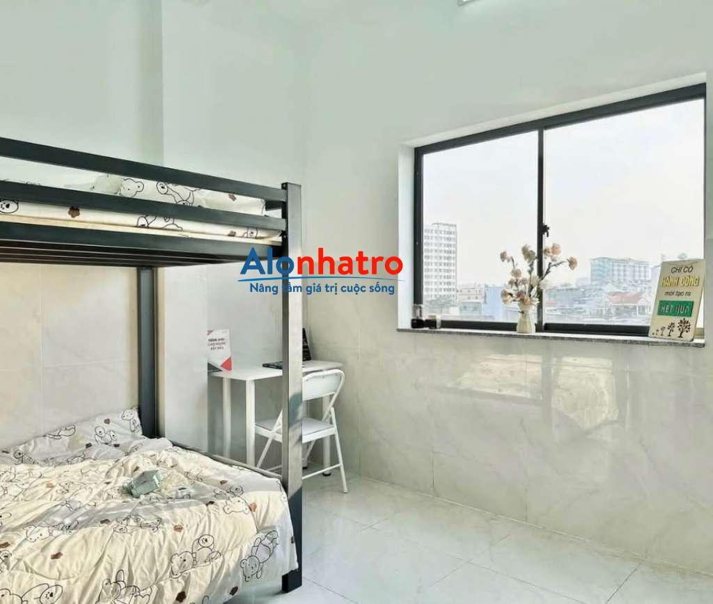 phòng mới xây - full nội thất - ngay cđ công thương , đh vh